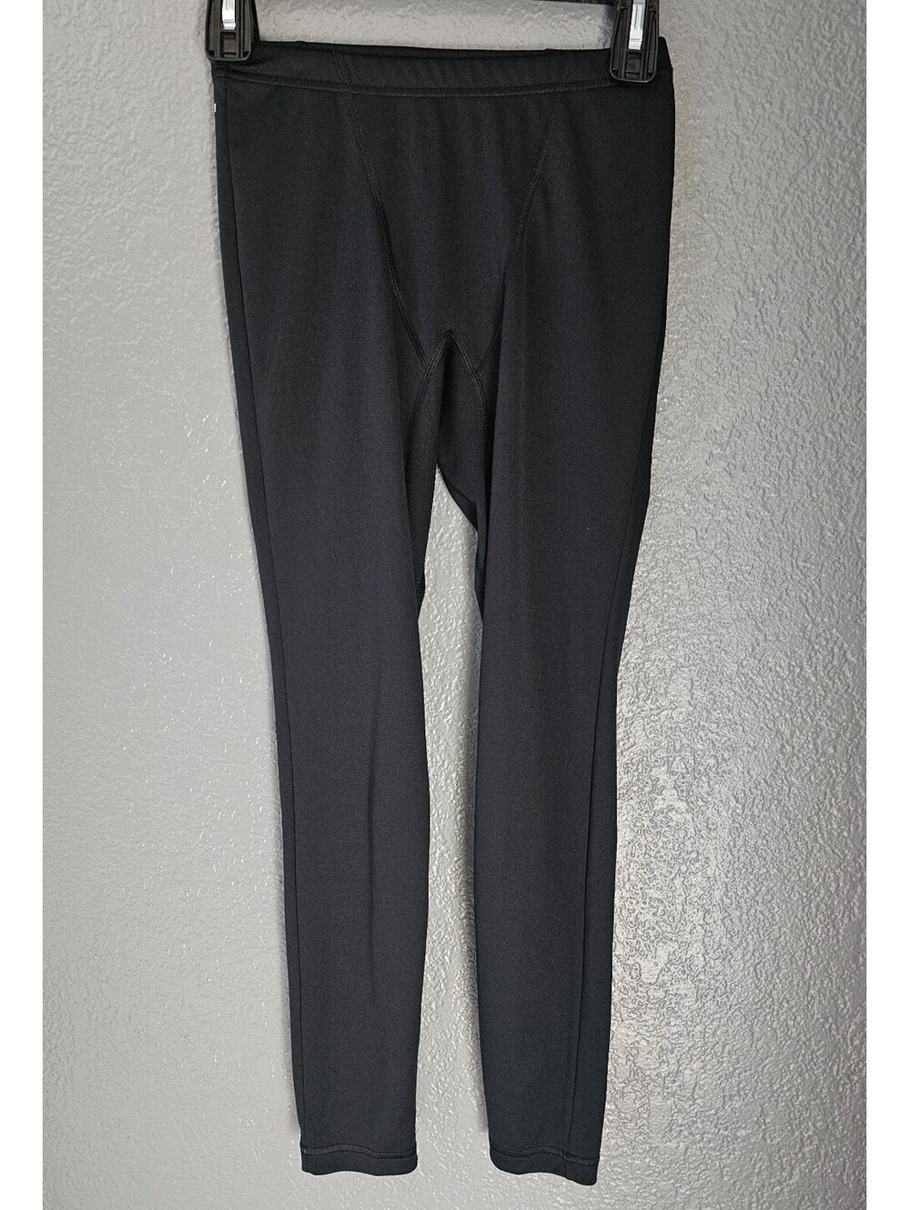 Girl's Columbia Base Layer Pants Sz Medium 10-12 Black Skinny Omni-Heat Camping